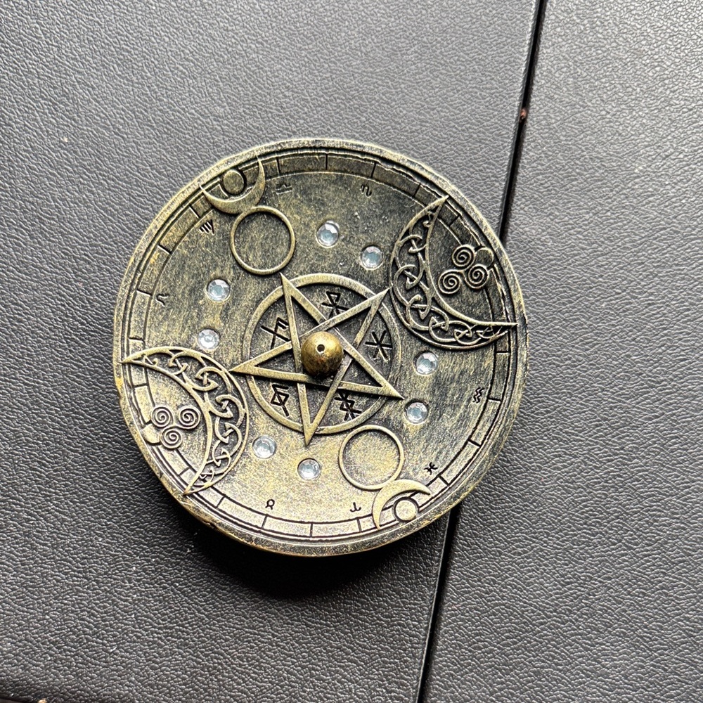 Mystical Gold Celestial Candle Holder